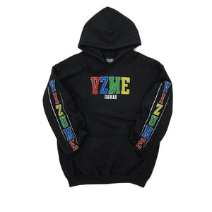 Vizume "Coloring Book" Hooded Pullover - Black