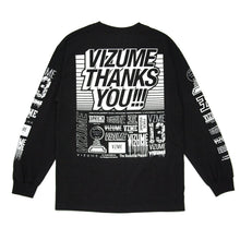 Load image into Gallery viewer, Vizume &quot;Thank You&quot; Longsleeve Tee - Black